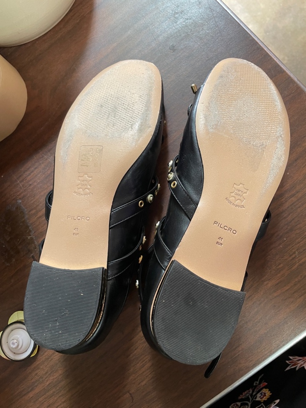 Pilcro Strappy Studded Ballet Flats - Picture 4 of 6